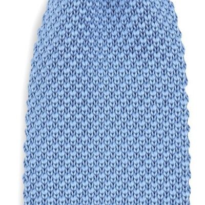 Cravate Sir Redman tricot bleu clair