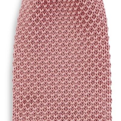 Sir Redman knitted tie soft pink