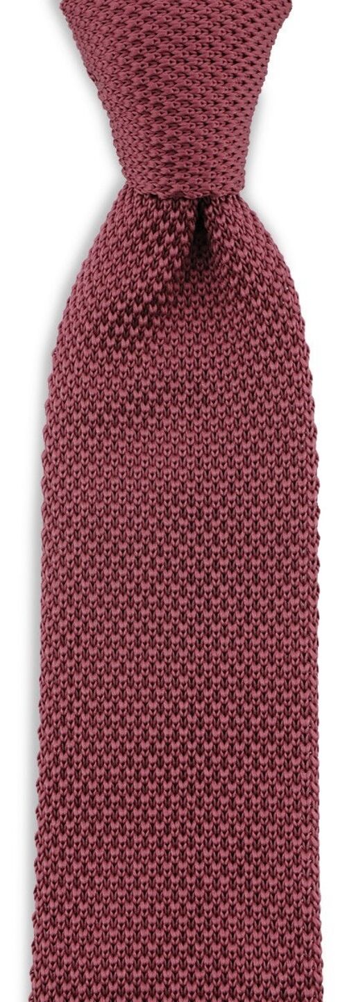Sir Redman knitted tie mauve