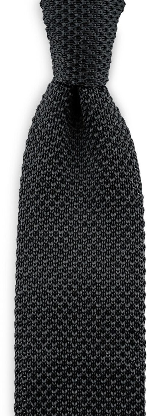 Sir Redman knitted tie black