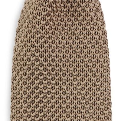 Cravate tricot Sir Redman taupe chaud