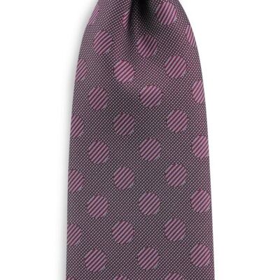 Sir Redman necktie Dressed Big Dot bordeaux