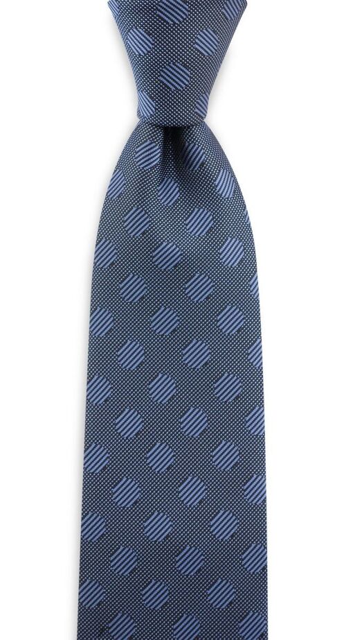 Sir Redman necktie Dressed Big Dot blue
