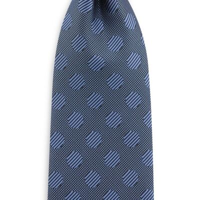 Sir Redman necktie Dressed Big Dot blue