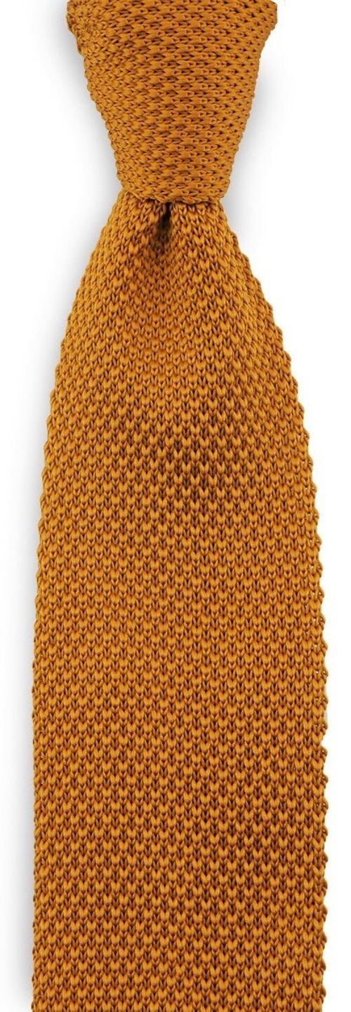 Sir Redman knitted tie cognac