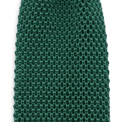 Sir Redman cravatta in maglia verde bottiglia
