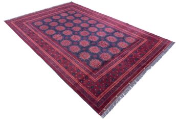 Afghan Kunduz 299x198 tapis noué main 200x300 tapis oriental rouge oriental à poils courts 3