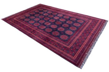 Afghan Kunduz 299x198 tapis noué main 200x300 tapis oriental rouge oriental à poils courts 4