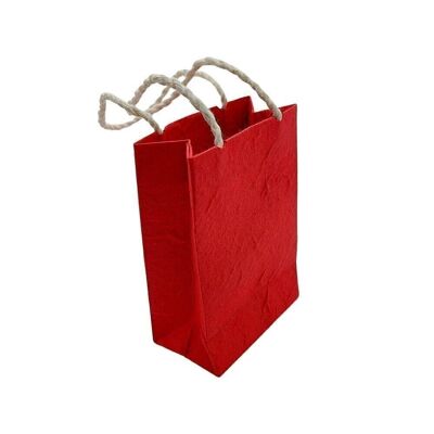 Bolsa de regalo de papel de mora de varios colores Vie Naturals, 6x7,5 cm