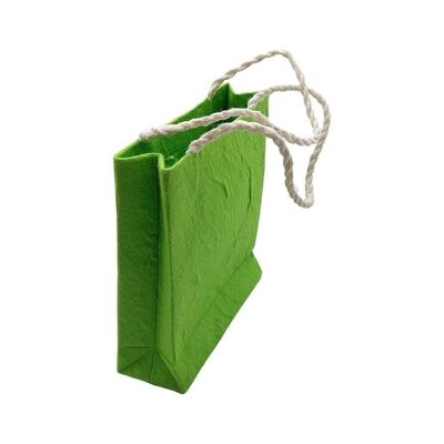 Sac-cadeau en papier mûrier de couleurs assorties Vie Naturals, 7 x 7,5 cm