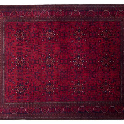 Afghan Belgique Khal Mohammadi 203x152 Handgeknüpft Teppich 150x200 Braun Geometrisch