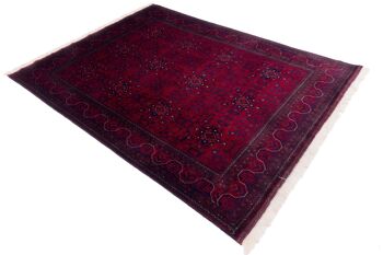 Tapis Afghan Belgique Khal Mohammadi 203x152 noué main 150x200 marron géométrique 3