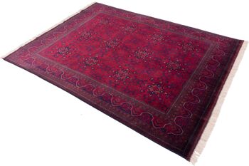 Tapis Afghan Belgique Khal Mohammadi 203x152 noué main 150x200 marron géométrique 4