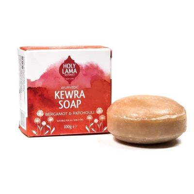 Natural Handmade Ayurvedic Bergamot Vegan Soap for Hand & Body -  Kewra