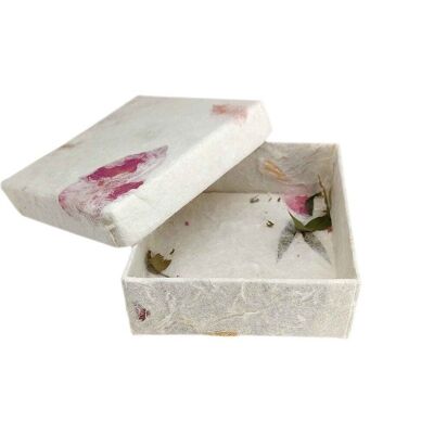 Vie Naturals Maulbeerpapier-Geschenkbox, 8x8x4cm