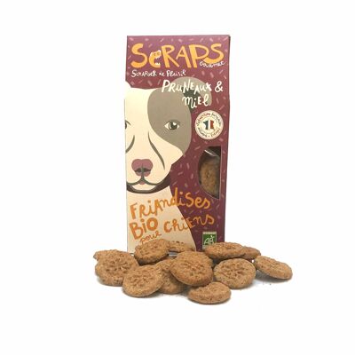 Scraps - organic treats for dogs - Prunes and Honey 120g