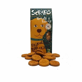 Scraps - friandises bio pour chiens -  Fromage et Tomates 120g 1