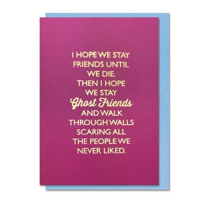 Greeting Card - Ghost Friends