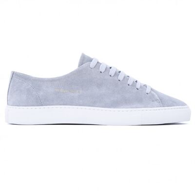 Grey suede sneakers