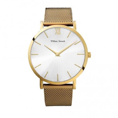 Gold and silver watch