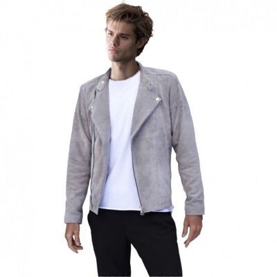 Light Grey suede jacket
