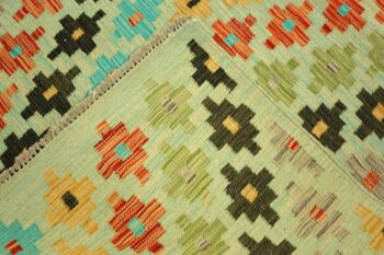 Afghan Maimana Kilim Coloré 207x150 Tapis tissé à la main 150x210 Handcraft Orient Room 4