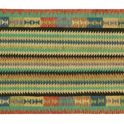 Afghan Maimana Kilim coloré 253x166 tapis tissé à la main 170x250 travail manuel salle d'Orient