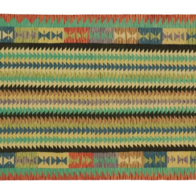 Afghan Maimana Kilim Colorful 253x166 Alfombra tejida a mano 170x250 Handwork Orient Room