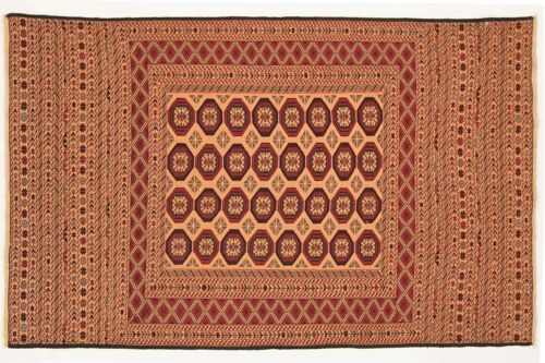 Afghan Mushwani Kelim 194x121 Handgewebt Teppich 120x190 Mehrfarbig Orientalisch