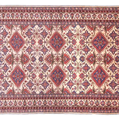 Afghan Mauri Kabul 291x200 alfombra anudada a mano 200x290 patrón geométrico beige