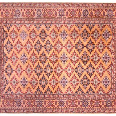 Afghan Mauri Kabul 267x218 tappeto annodato a mano 220x270 motivo geometrico rosso, pelo corto