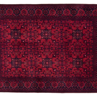 Afghan Belgique Khal Mohammadi 151x104 Handgeknüpft Teppich 100x150 Braun Geometrisch