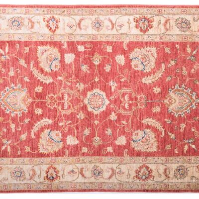 Afghan Feiner Chobi Ziegler 151x98 alfombra anudada a mano 100x150 estampado de flores rojas