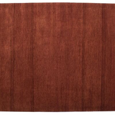 Loribaft 202x145 tappeto annodato a mano 150x200 arancio monocromatico pelo corto Orient rug