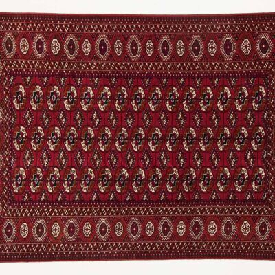 Caucasus Bukhara 184x128 hand-knotted carpet 120x180 beige geometric pattern low pile
