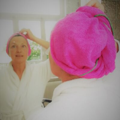 FUCHSIA hair towel