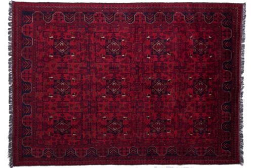 Afghan Khal Mohammadi 234x168 Handgeknüpft Teppich 170x230 Rot Orientalisch Kurzflor