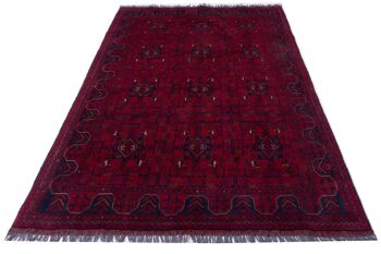 Tapis Afghan Khal Mohammadi 234x168 noué main 170x230 rouge, oriental, poils courts 2