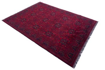 Tapis Afghan Khal Mohammadi 234x168 noué main 170x230 rouge, oriental, poils courts 4
