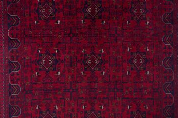 Tapis Afghan Khal Mohammadi 234x168 noué main 170x230 rouge, oriental, poils courts 5