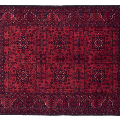 Afghan Belgique Khal Mohammadi 150x101 hand-knotted carpet 100x150 Brown Geometric