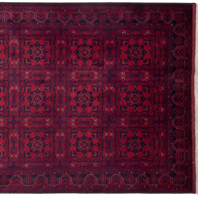 Afghan Belgique Khal Mohammadi 196x150 Handgeknüpft Teppich 150x200 Braun Geometrisch
