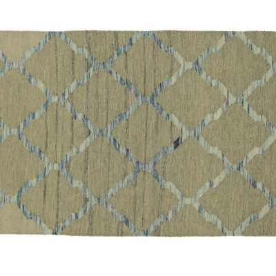 Kilim 180x120 hand-woven carpet 120x180 gray ornaments handwork Orient room