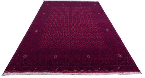 Afghan Orientteppich 294x207 Handgeknüpft Teppich 210x290 Rot Geometrisch Muster