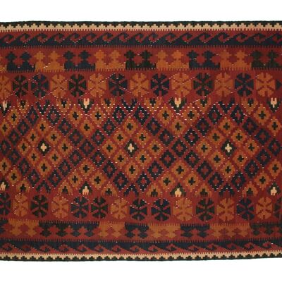 Tapis tissé à la main Afghan Maimana Kilim 256x151 150x260 Multicolore Oriental