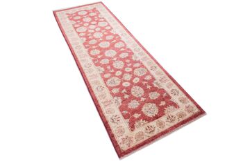 Tapis Afghan Chobi Ziegler 244x80 noué main 80x240 tapis de passage rouge oriental 4