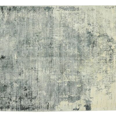 Handloom Vintage 200x160 Handwoven Carpet 160x200 Gray Abstract Handwork Orient