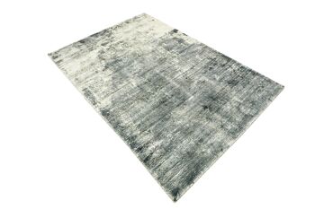 Handloom Vintage 200x160 tapis tissé à la main 160x200 gris travail manuel abstrait Orient 3