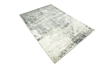 Handloom Vintage 200x160 tapis tissé à la main 160x200 gris travail manuel abstrait Orient 4