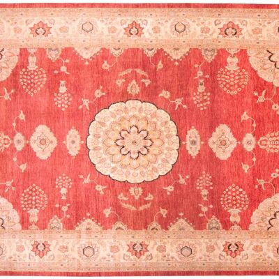 Afghan Feiner Chobi Ziegler 410x306 tappeto annodato a mano 310x410 medaglione marrone